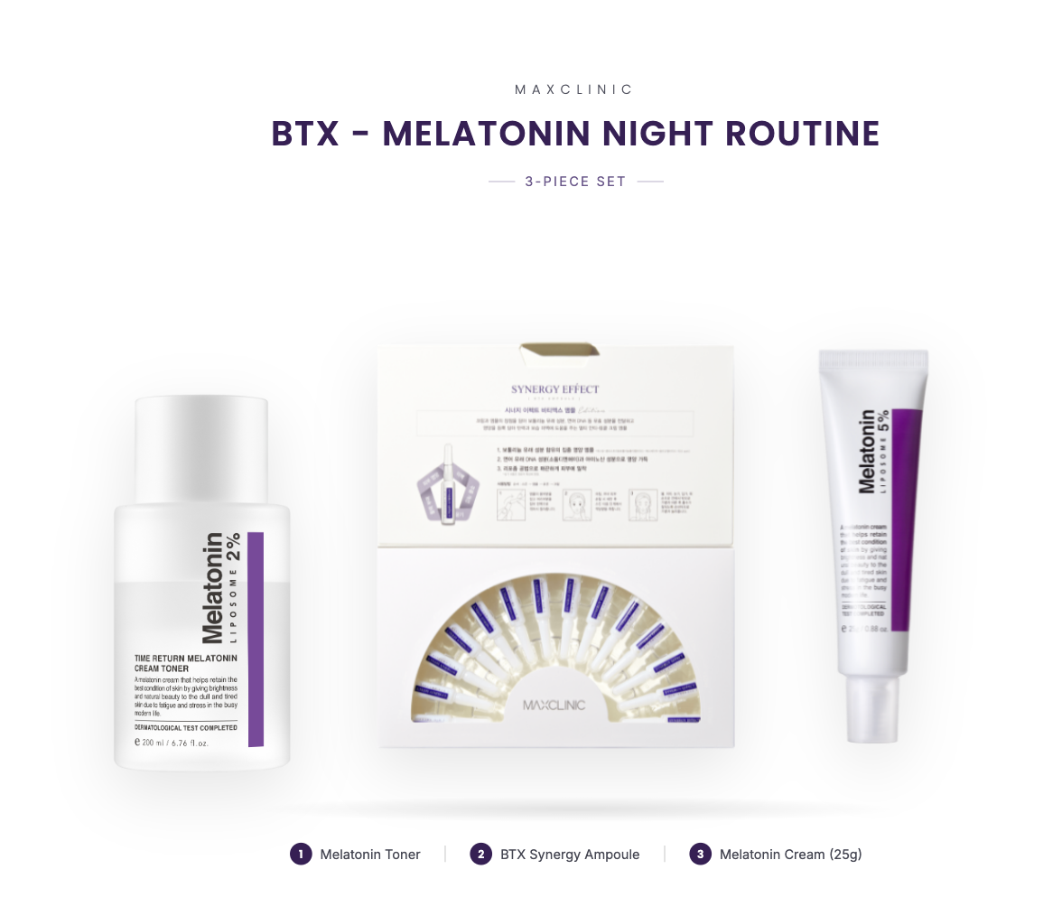BTX-Melatonin Overnight Glow Set