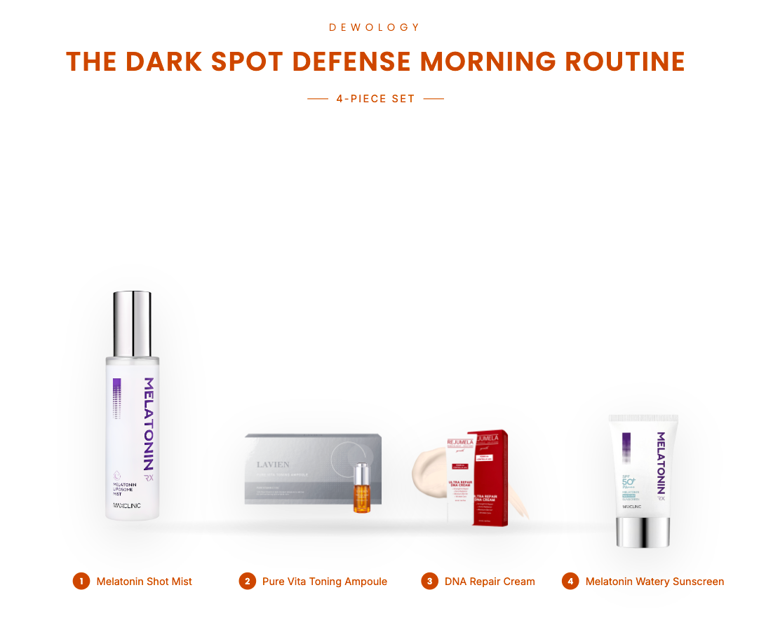 Dark Spot Defense Morning Routine