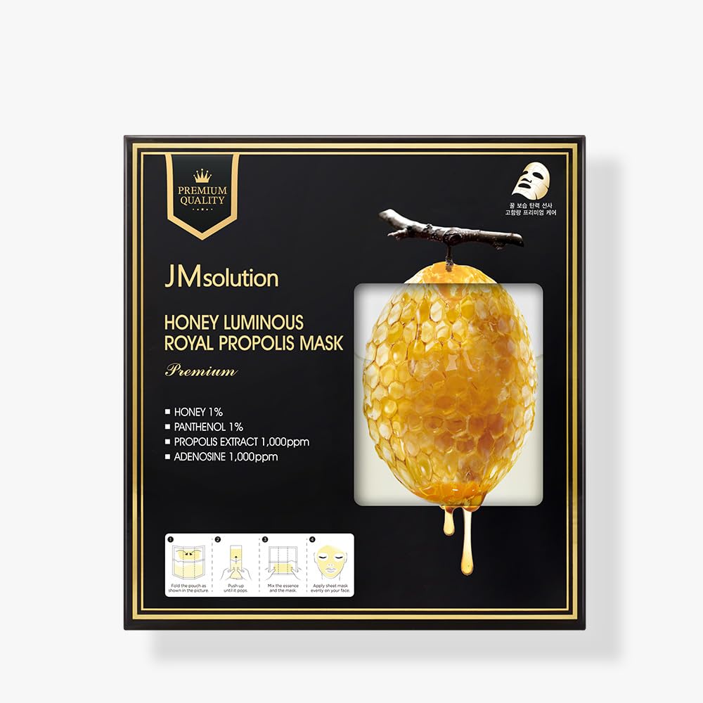 Honey Luminous Royal Propolis Mask Premium (5pcs)